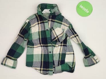 koszulki c: Shirt 3-4 years, condition - Very good, pattern - Cell, color - Green — 2