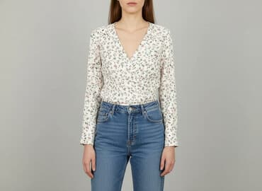 bluzki z odcieciem pod biustem: Bluzka damska, rozmiar M — 7