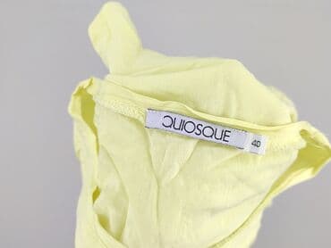 żółte bluzki z krótkim rękawem: QUIOSQUE, Bluzka damska, rozmiar L — 4