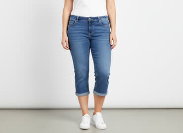 krótkie spodenki jeansowe damskie duże rozmiary: Jeansy damskie, rozmiar XL — 1