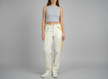 oreo majtki: ONLY, Spodnie materiałowe damskie, rozmiar M — 7