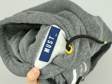 sweter w paski h: Bluza z kapturem dla mężczyzn, M — 4