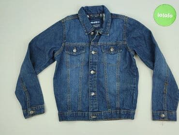 koszule z motywem folkowym: Dziecięca kurtka jeansowa, 11 lat, 140-146 cm, Young Style, stan - Idealny — 2
