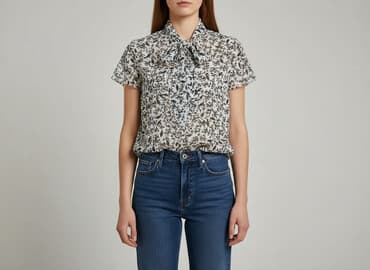 sweter piórkowy na drutach: Atmosphere, Bluzka damska, rozmiar S — 6