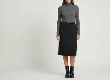 czarne plisowane spódniczka: Spódnica damska, rozmiar S — 6