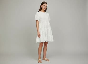 biała kamizelka sinsay: Sinsay, Sukienka damska, rozmiar L — 6