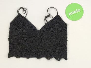 bluzki basic z dekoltem v: Stradivarius, Women`s top, size S (EU 36) — 2