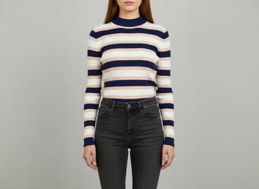 sweter w paski sinsay: Sinsay, Sweter damski, rozmiar M — 1