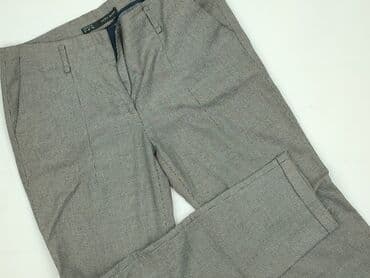 woskowane legginsy z wysokim stanem zara: Zara, Material trousers for women, size M (EU 38) — 1