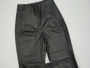 eco leather: Zara, Spodnie materiałowe damskie, rozmiar XS — 1
