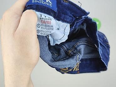 lonky jeans: Spodnie jeansowe, 10 lat, 134/140, stan - Bardzo dobry — 4