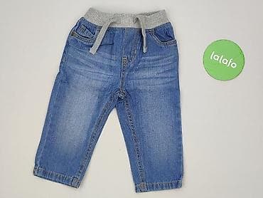 tshirt: Spodnie jeansowe, Mothercare, 9-12 miesięcy, stan - Idealny — 2