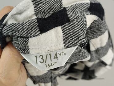 emo koszulka: Shirt 14 years, condition - Very good, pattern - Cell, color - Multicolored — 4