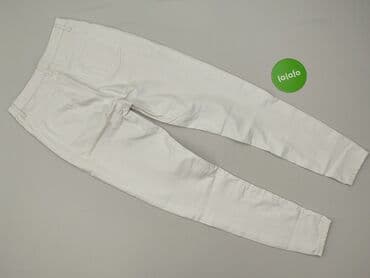 białe spodnie hello kitty: Jeansy damskie, rozmiar S — 4