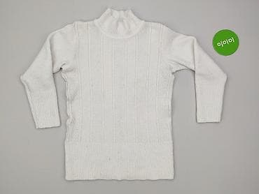 sweter z c: White, Golf damski, rozmiar L — 2