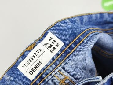 biale jeansy: Terranova, Jeansy damskie, rozmiar S — 4