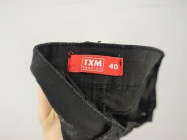 czarne obcisle spodnie: TXM, Chinosy dla mężczyzn, rozmiar L — 4