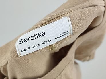bluzki czarne basic: Bershka, Top damski, rozmiar S — 4