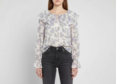 liliowa bluzki zara: Nasty Gal, Bluzka damska, rozmiar S — 6