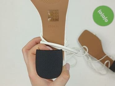 czerwone sandały na słupku ccc: Sandały damskie, rozmiar 40 — 8