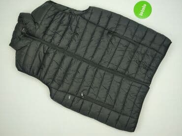 Ubrania męskie: Męska kamizelka pikowana typu puffer, rozmiar XL - Kolor: czarny - — 2