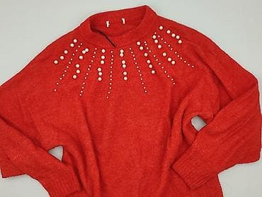 bordowy sweter: Sweter damski, rozmiar M — 1