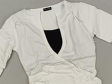bluzki w serek plus size: Bluzka damska, rozmiar S — 1