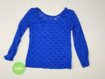 niebieskie sukienki plus size: Bluzka damska, rozmiar S — 3