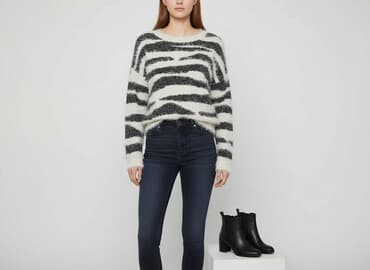 lidl sweter w paski: Amisu, Sweter damski, rozmiar S — 6
