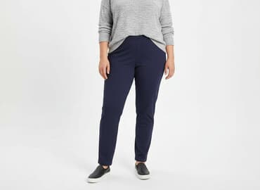 marynarki plus size damskie: Spodnie materiałowe damskie, 4XL — 9