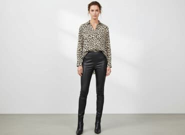 koszula z imitacji skóry zara: Zara, Сорочка жіноча, розмір XS — 1