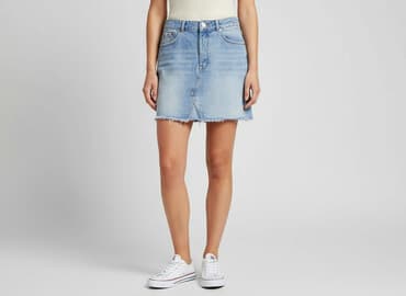 spodenko spódniczka jeans: Perfect J, Spódnica damska, rozmiar L — 8