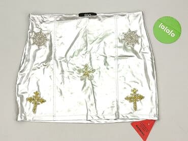 metaliczne legginsy: Ego, Spódnica damska, rozmiar L — 2