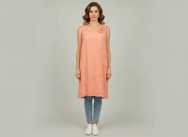 długa sukienki na jedno ramię: Sukienka damska, rozmiar M — 1