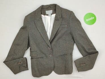 brązowa marynarka damska h m: H&M, Marynarka damska, rozmiar S — 2