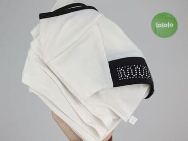 biały tshirt: T-shirt damski, rozmiar M — 5