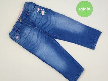 wytarte jeansy: Spodnie jeansowe, So cute, 1.5-2 lat, 92, stan - Bardzo dobry — 2