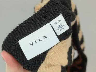 sweter z krótkim rękawem męski: Vila, Sweter damski, M — 4