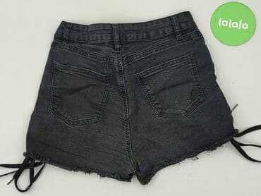 czarne szorty damskie z wysokim stanem: Beloved, Szorty damskie, rozmiar S — 4