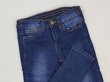 house piżama hello kitty: Spodnie jeansowe, Kiki & Koko, 7 lat, 122, stan - Idealny — 1