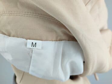 beżowy trencz i sukienka: Trencz damski, rozmiar M — 4