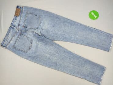 szerokie dżinsy z wysokim stanem: Vintage Denim, Jeansy damskie, M — 3