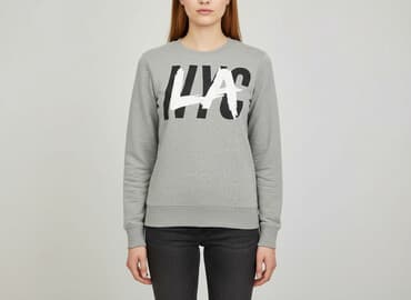 szara bluza hm: H&M, Bluza damska
, rozmiar XS — 7