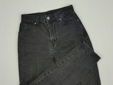 zalando czarne jeansy damskie: Jeansy damskie, rozmiar S — 1