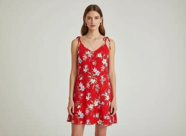 sukienka h m czerwona: Divided, Sukienka damska, rozmiar S — 6