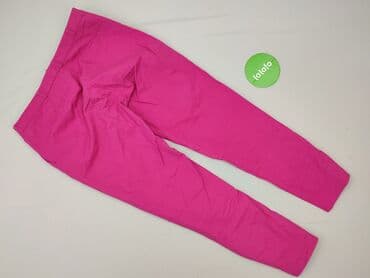 czerwone chinosy damskie: Chino, Spodnie materiałowe damskie, rozmiar L — 3