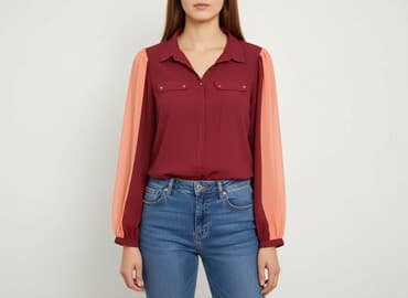 apricot bluzki: Bluzka damska, rozmiar S — 5