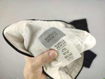 купити штани чоловічі дешево: Suit pants for men, S (EU 36), Marks & Spencer, condition - Very good — 4