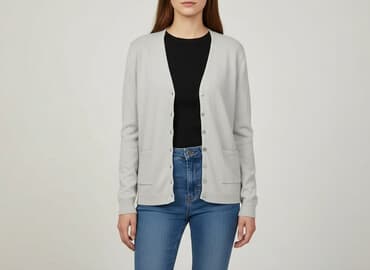 andżela kurtka zimowa: Kardigan damski, rozmiar M — 7