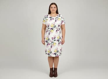 sklep internetowy z sukienkami dla puszystych: Sukienka damska, rozmiar 4XL — 6